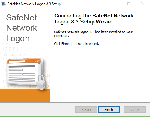 Установка SafeNet Network Logon.Шаг.5