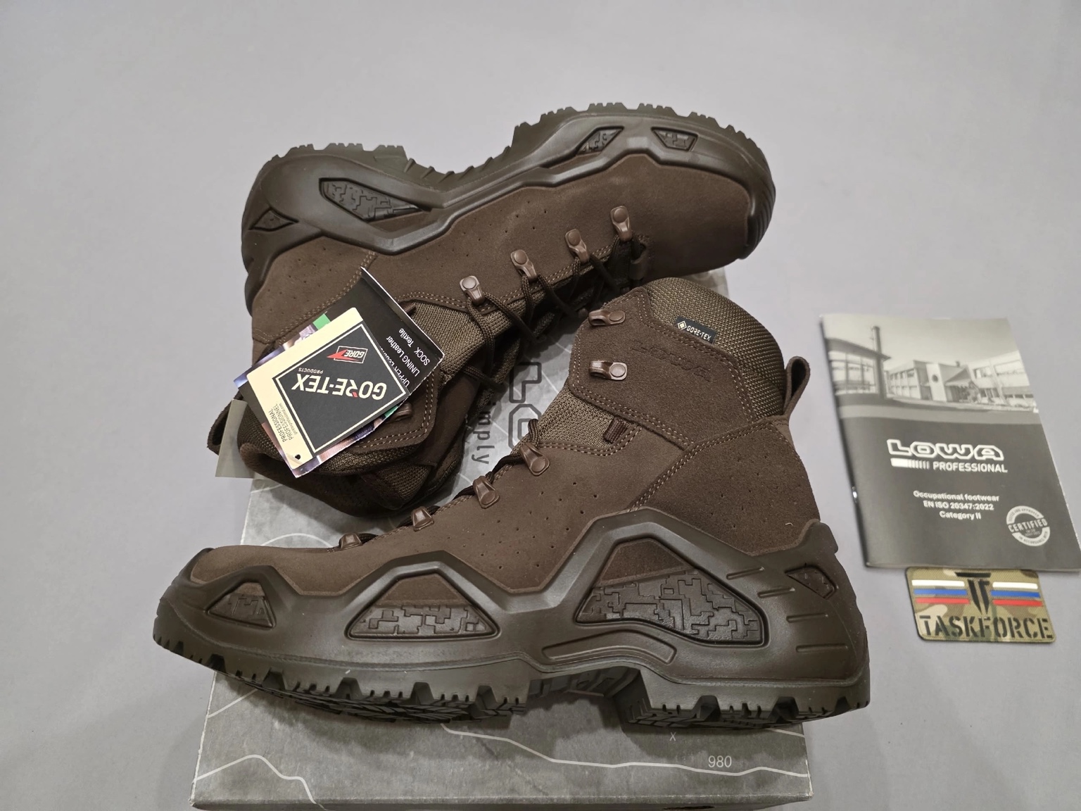 LOWA Z-6 MK2 GTX PR — Dark Brown — фото TASK FORCE 43