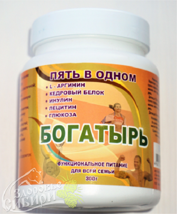 Богатырь кедровое питание
