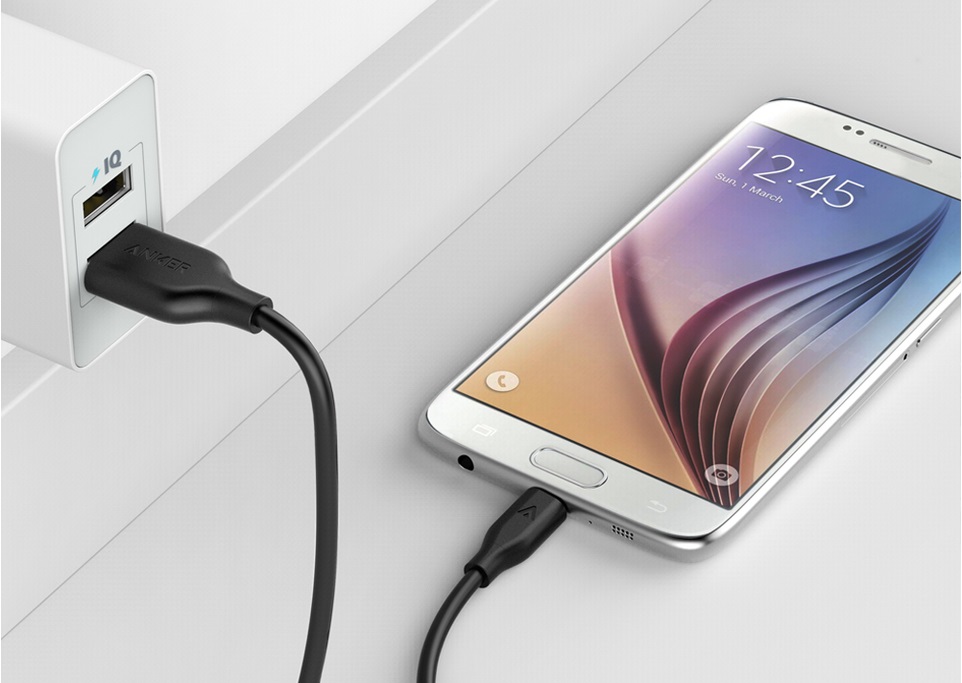 Anker Micro USB to Micro USB 2.0 - Кевларовый кабель для синхронизации и заряда устройств с разъёмом Micro USB.