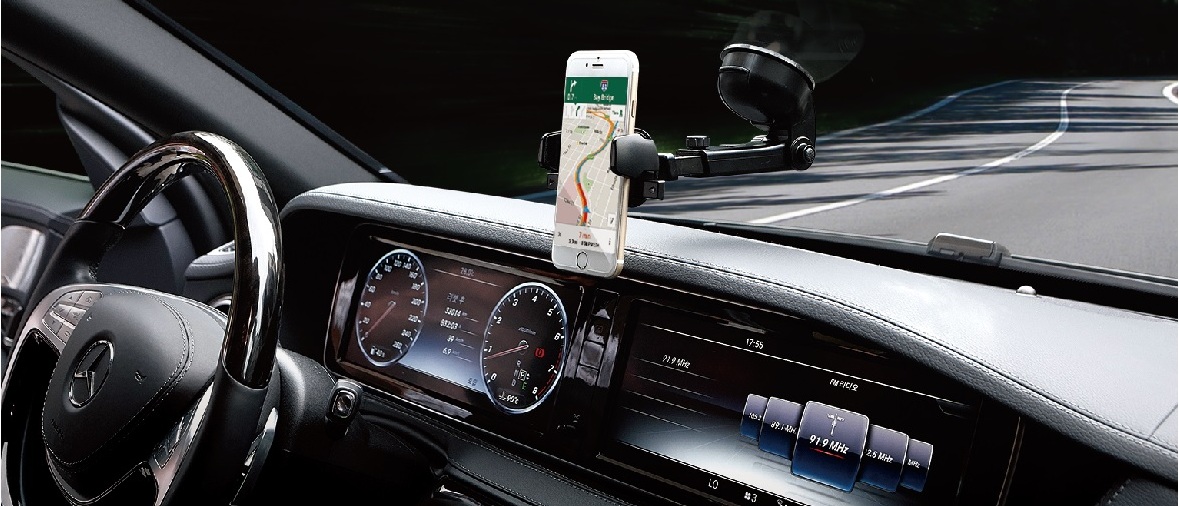 Onetto One Touch Mini Telescopic - Телескопический авто-держатель премиум-класса на присоске.