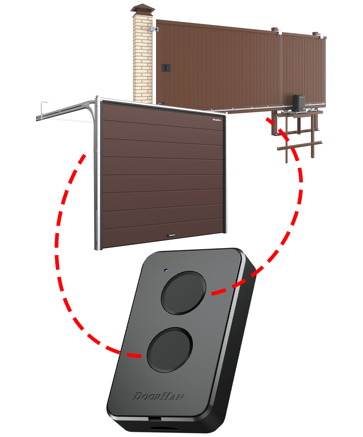 DoorHan TRANSMITTER 2 PRO пульт для ворот / пульт для роллет / пульт для шлагбаума