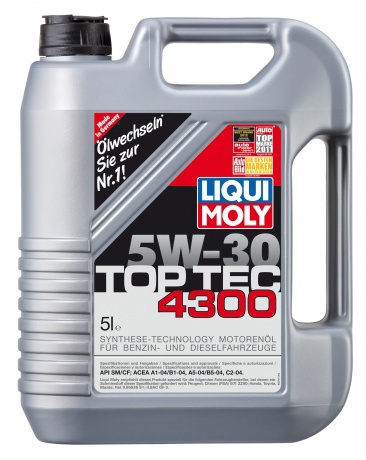 Масло для Ситроена C3 Liqui Moly Top Tec 4300 для Ситроен и Пежо