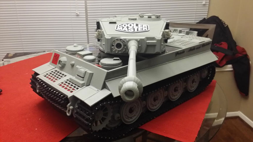 Напечатанный мод корпуса компьютера №3: The Tank