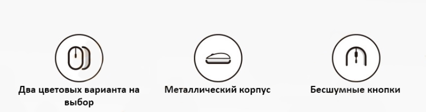 Мышь беспроводная Xiaomi Portable Mouse 3 (XMBXSB01YM)