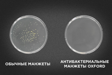 Обычные vs антибактериальные манжеты Массажные манжеты