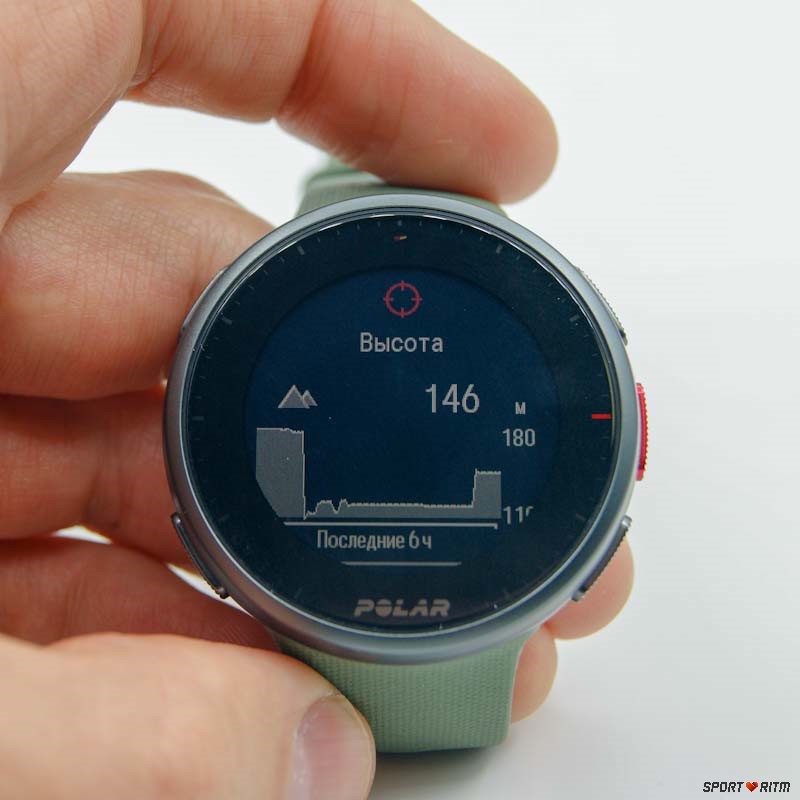 Polar Vantage V2 - панель высоты