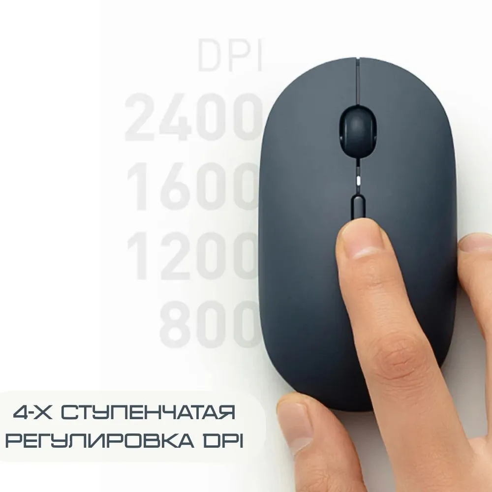 Мышь беспроводная Xiaomi Portable Mouse 3 (XMBXSB01YM)