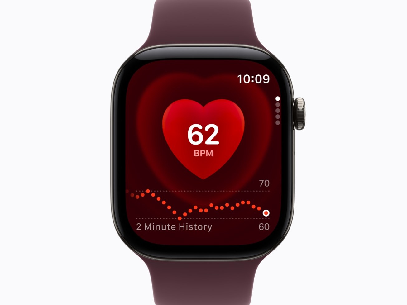 Приложение «Пульс» на Apple Watch Series 12 Приложение «Пульс» на Apple Watch Series 12
