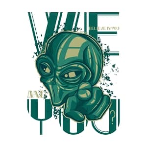Принт We belive in you