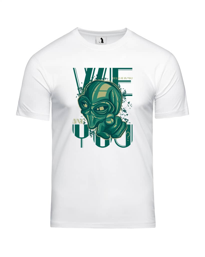 Футболка We belive in you unisex прямого кроя Футболка We belive in you human unisex