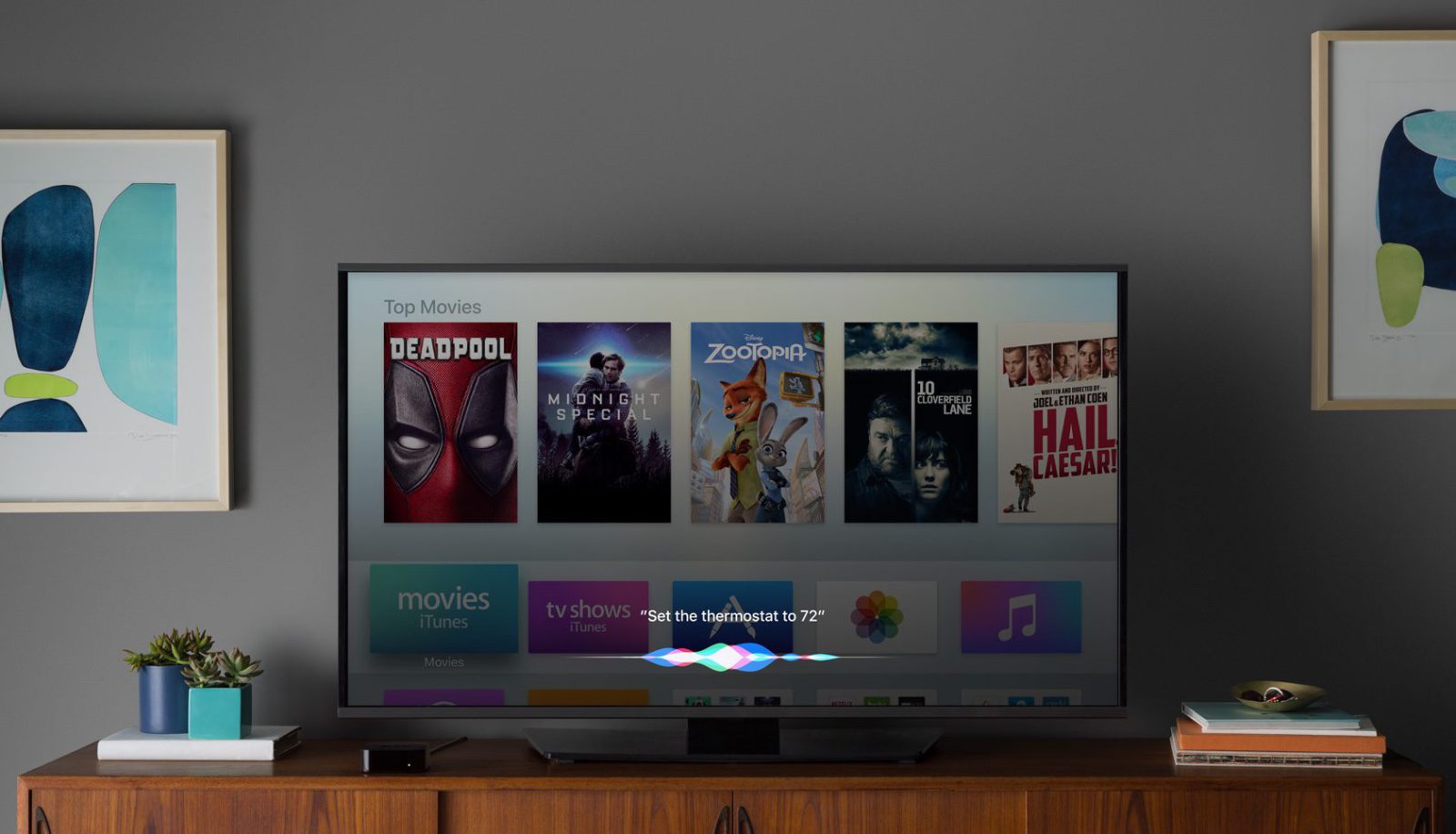 Apple TV 4 Gen 4K - ТВ плеер Apple TV.