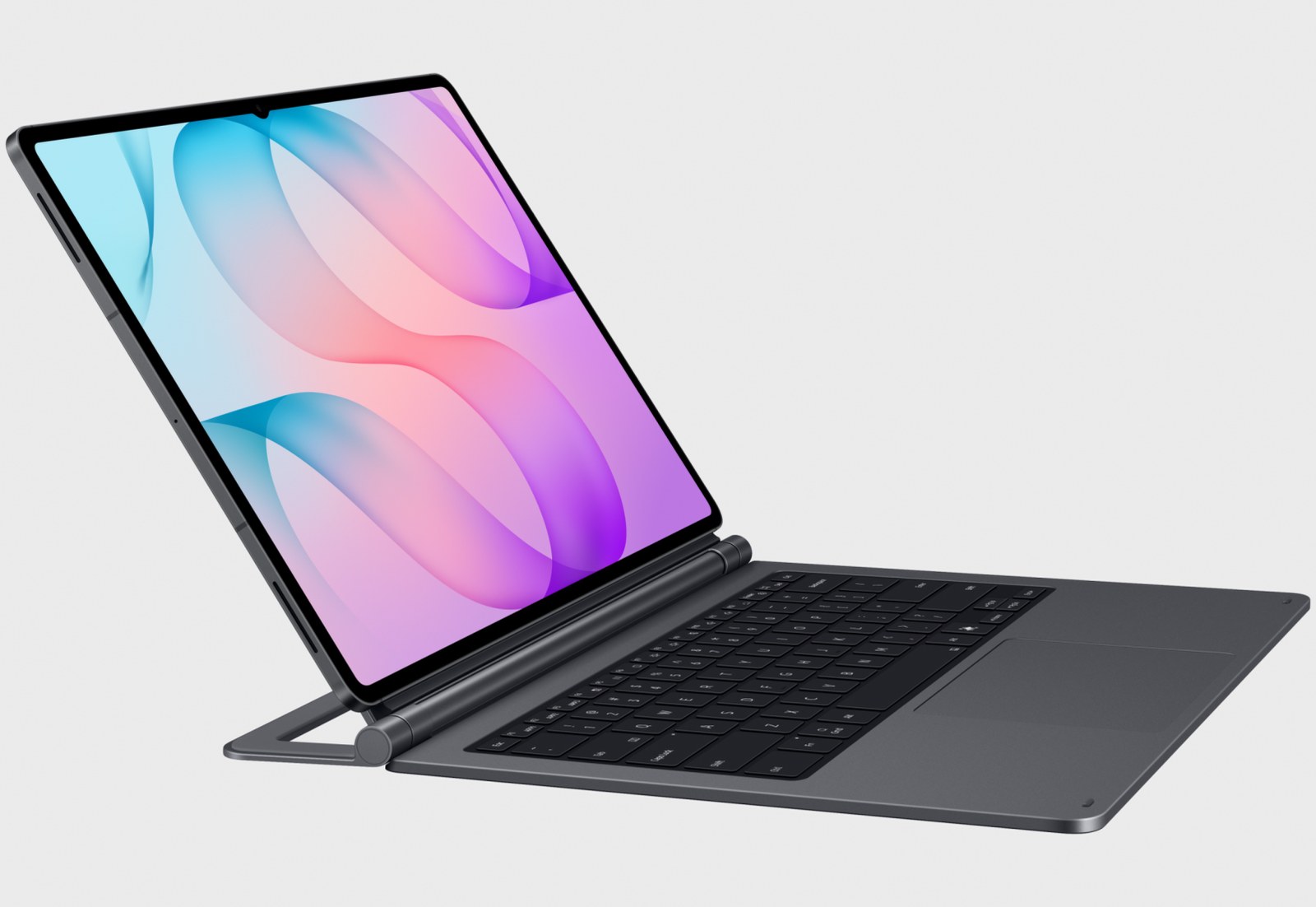 Galaxy Tab S12 Ultra в режиме ноутбука с Pro Keyboard