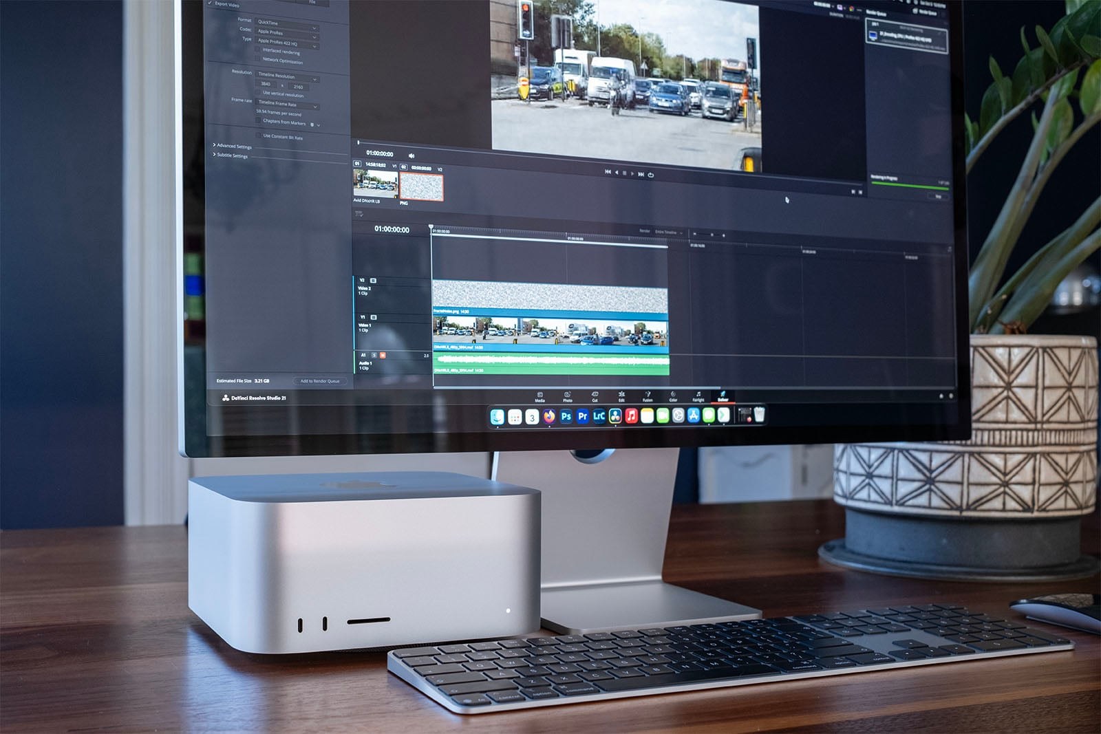 Монтаж видео на Mac Studio 2026 с M5 Ultra Монтаж видео на Mac Studio 2026 с M5 Ultra