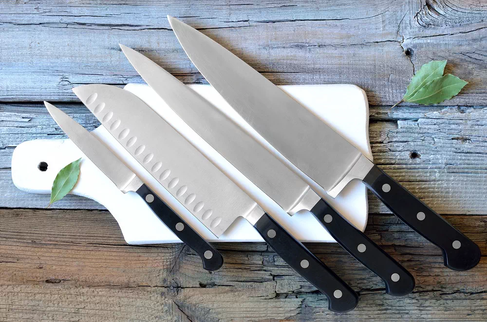 Распространенные типы кухонных ножей Распространенные типы кухонных ножей