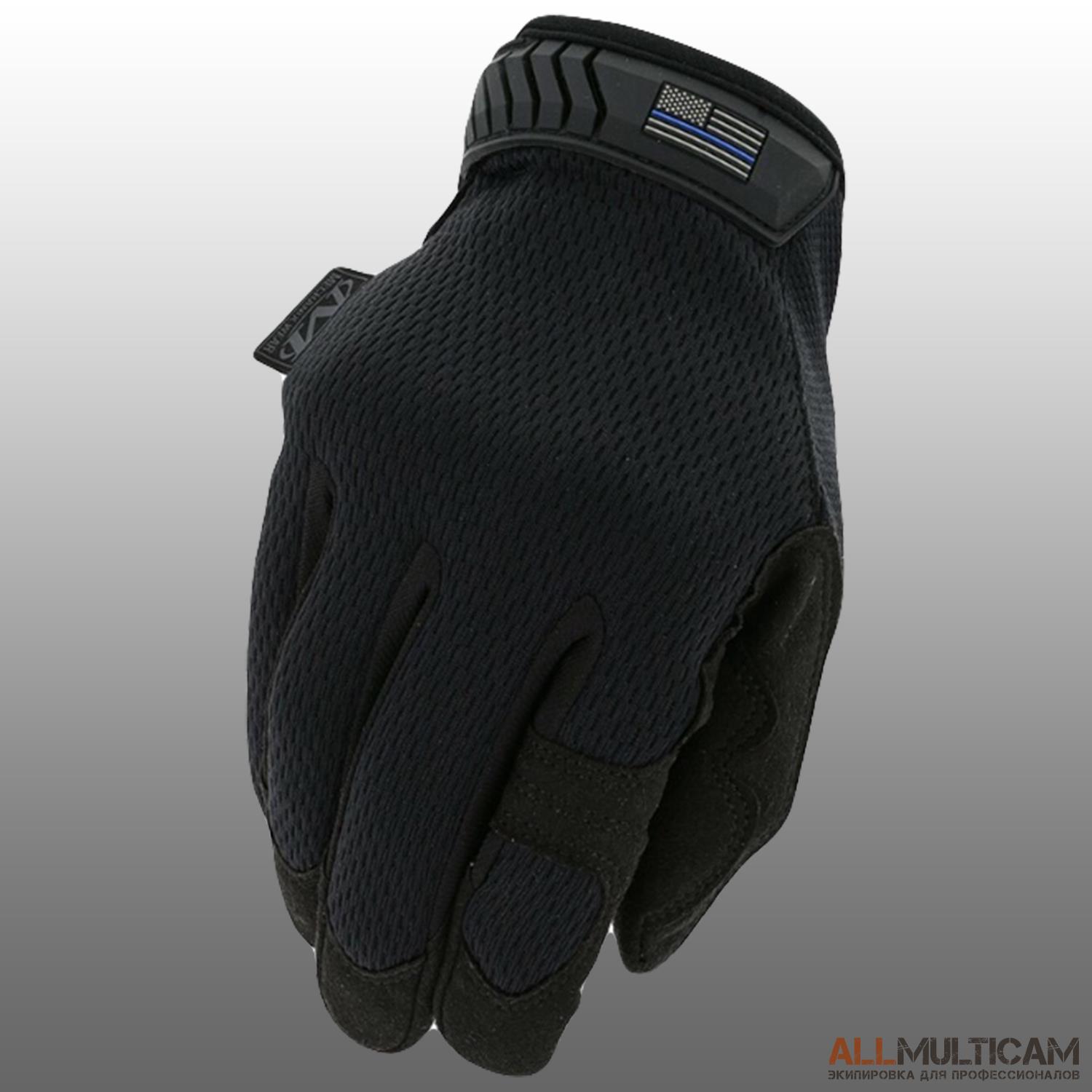 Перчатки Thin Blue Line Mechanix Wear