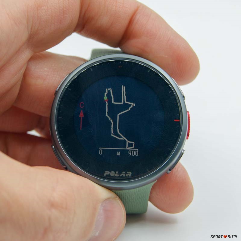 Polar Vantage V2 - маршрут
