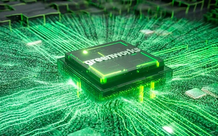 Инновационная система Greenworks Intelligent Power обеспечивает полный контроль и управление аккумулятором