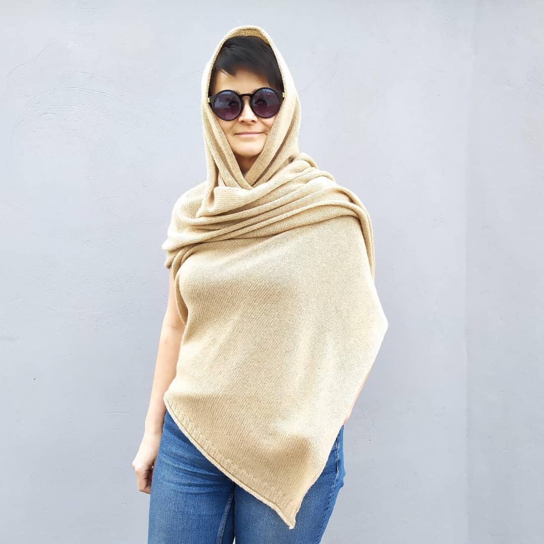 палантин sarlag camel yarn
