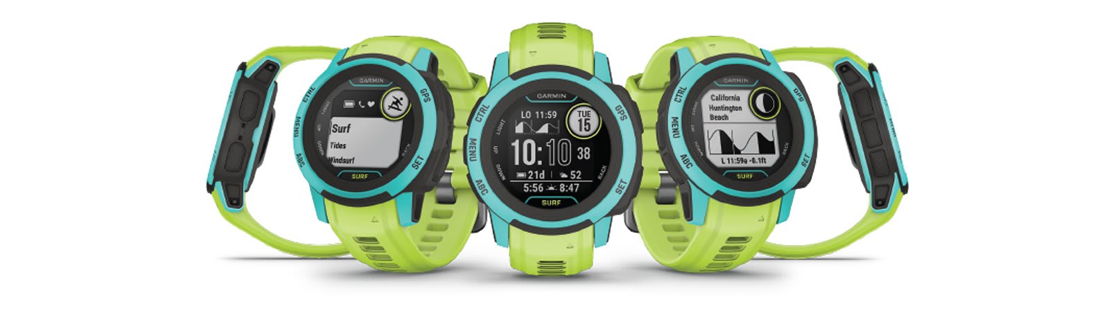 Garmin Instinct 2S Surf Edition Waikiki: компактные защищённые GPS-часы
