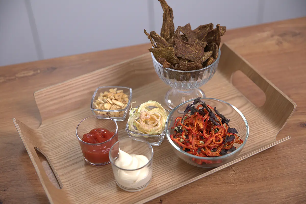 вялим мясо в сушилке