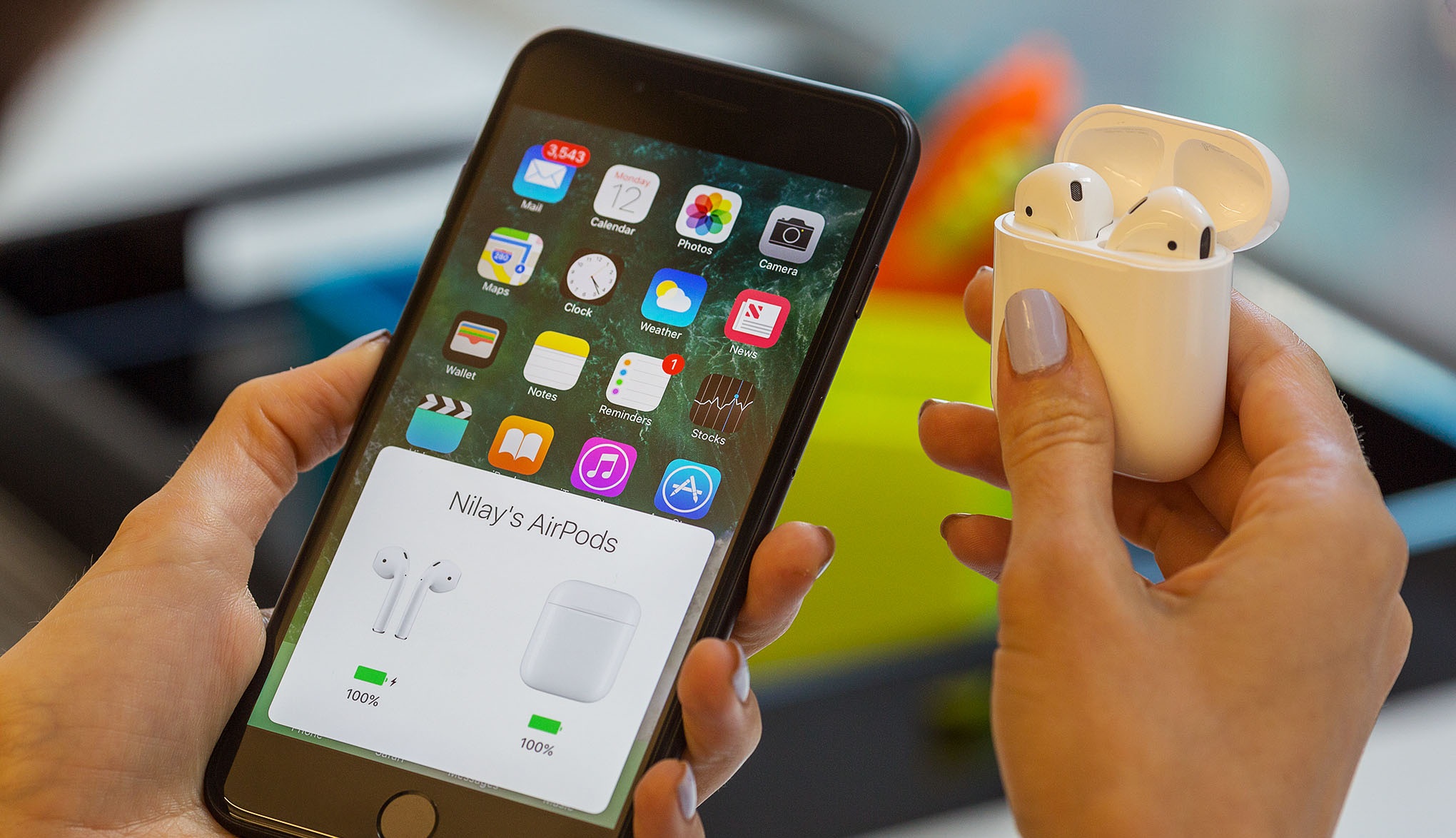 Беспроводные наушники Apple AirPods MMEF2ZE/A