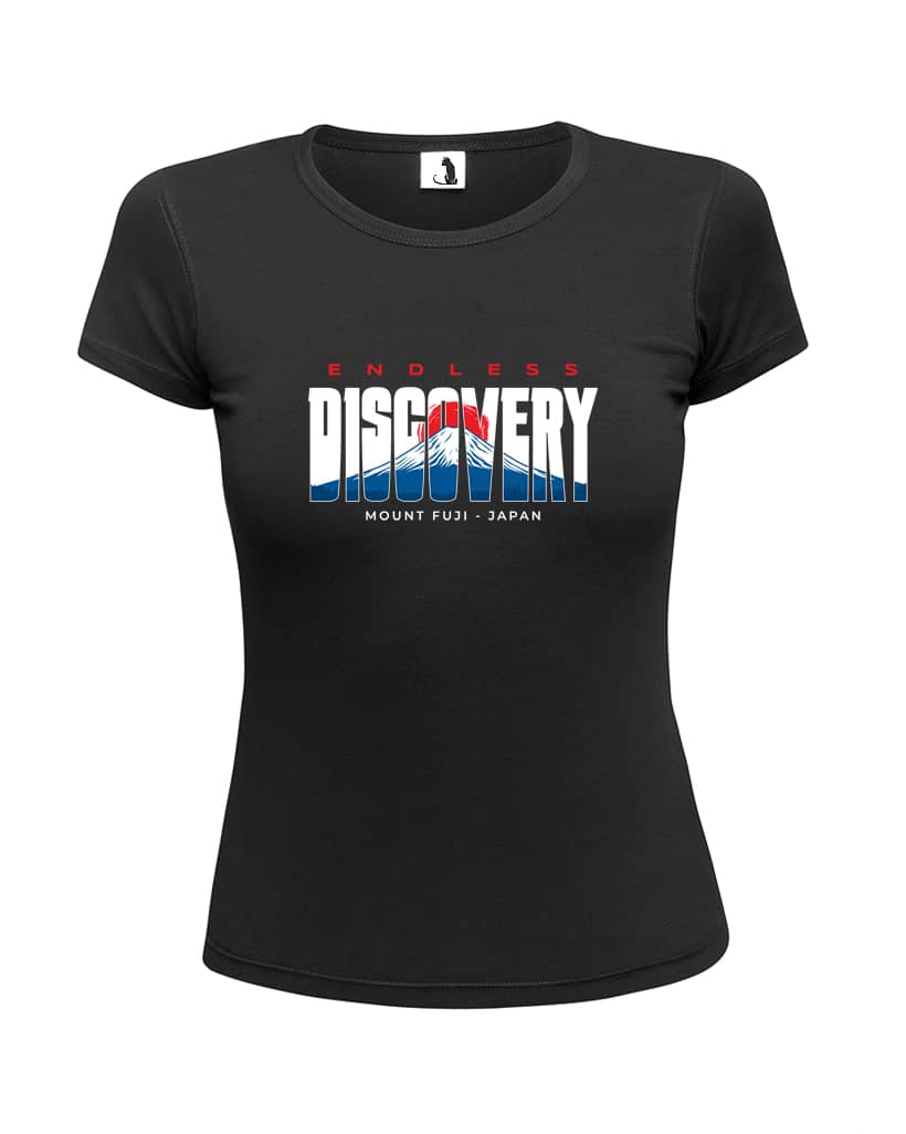 Футболка женская Endless discovery приталенная