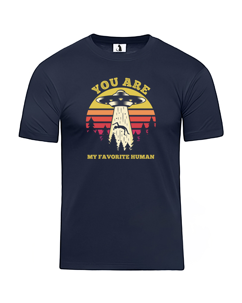 Образец прямой unisex футболки You are my favorite human Футболка You are my favorite human unisex