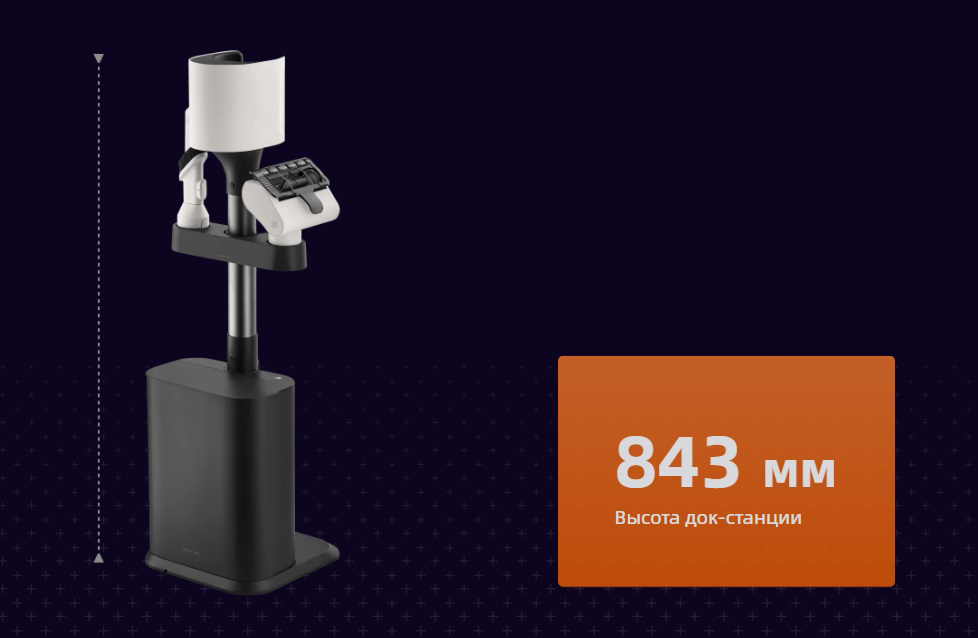 Вертикальный пылесос Roborock H60 Hub