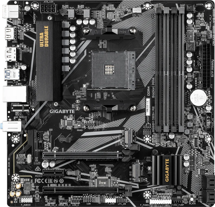 Материнская плата GIGABYTE B550M DS3H R2