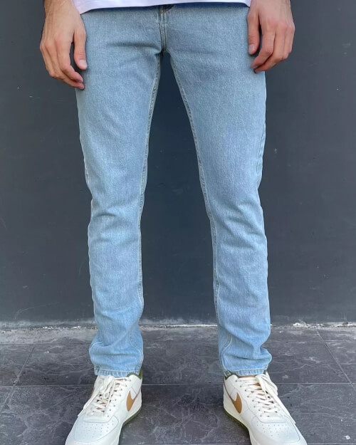 Джинсы MIracle Apparel Vintage Slim 2302 Tapered Мужские Light Blue