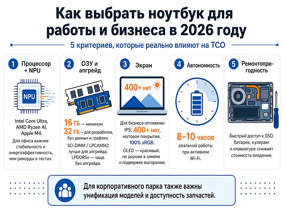 Как выбрать ноутбук