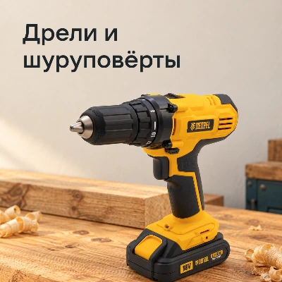Дрели и шуруповёрты