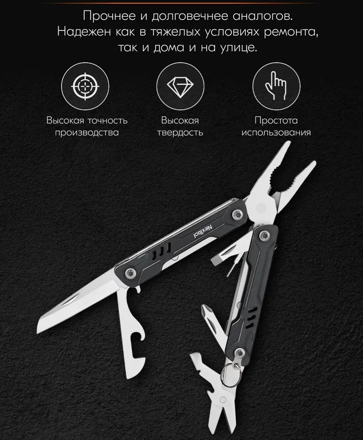 Мультитул Xiaomi NexTool Mini Sailor Functional Pliers 10 in 1 (NE20135A)