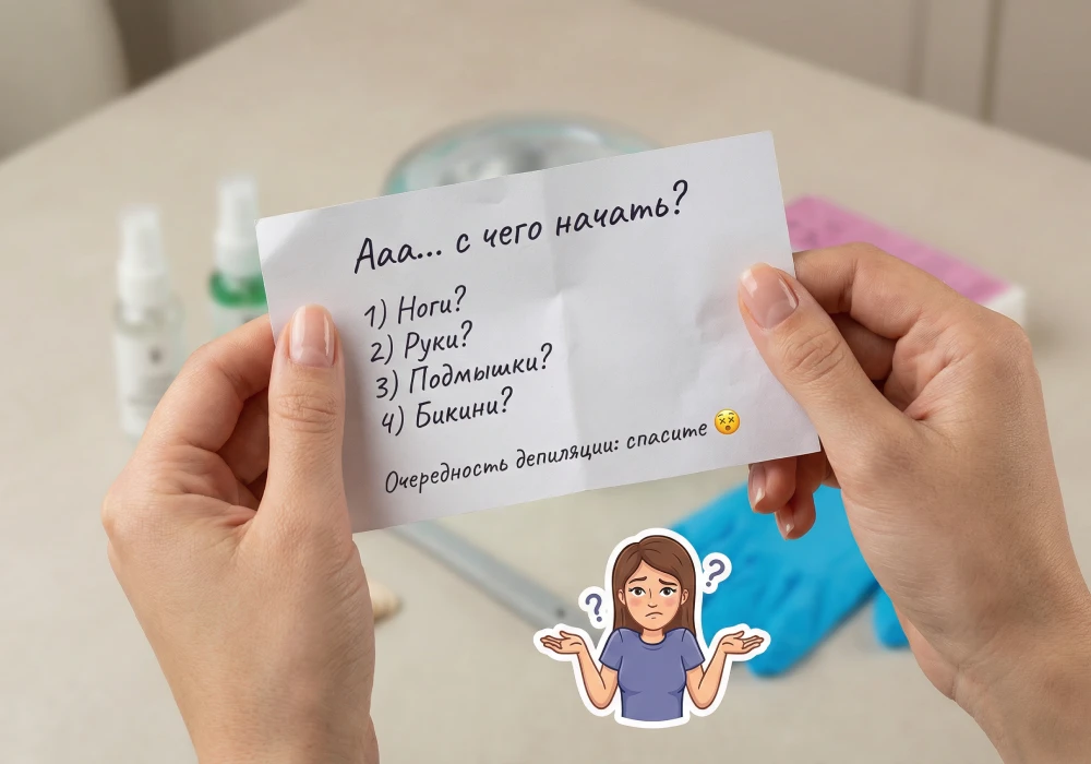 Пошаговый алгоритм восковой депиляции &mdash; от подготовки до финального ухода
