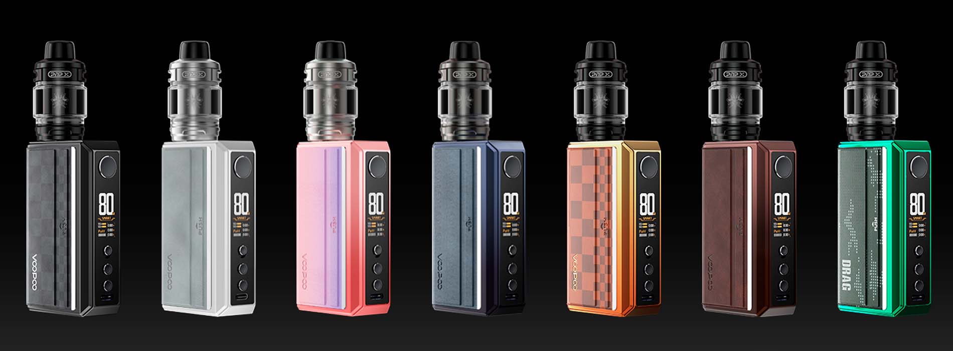 VOOPOO DRAG 5 комплект с баком UFORCE-X и крупным экраном