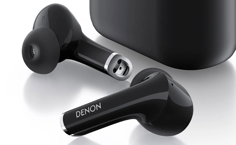 den-wrlear-14 Беспроводные наушники DENON Noise Cancelling Earbuds Black