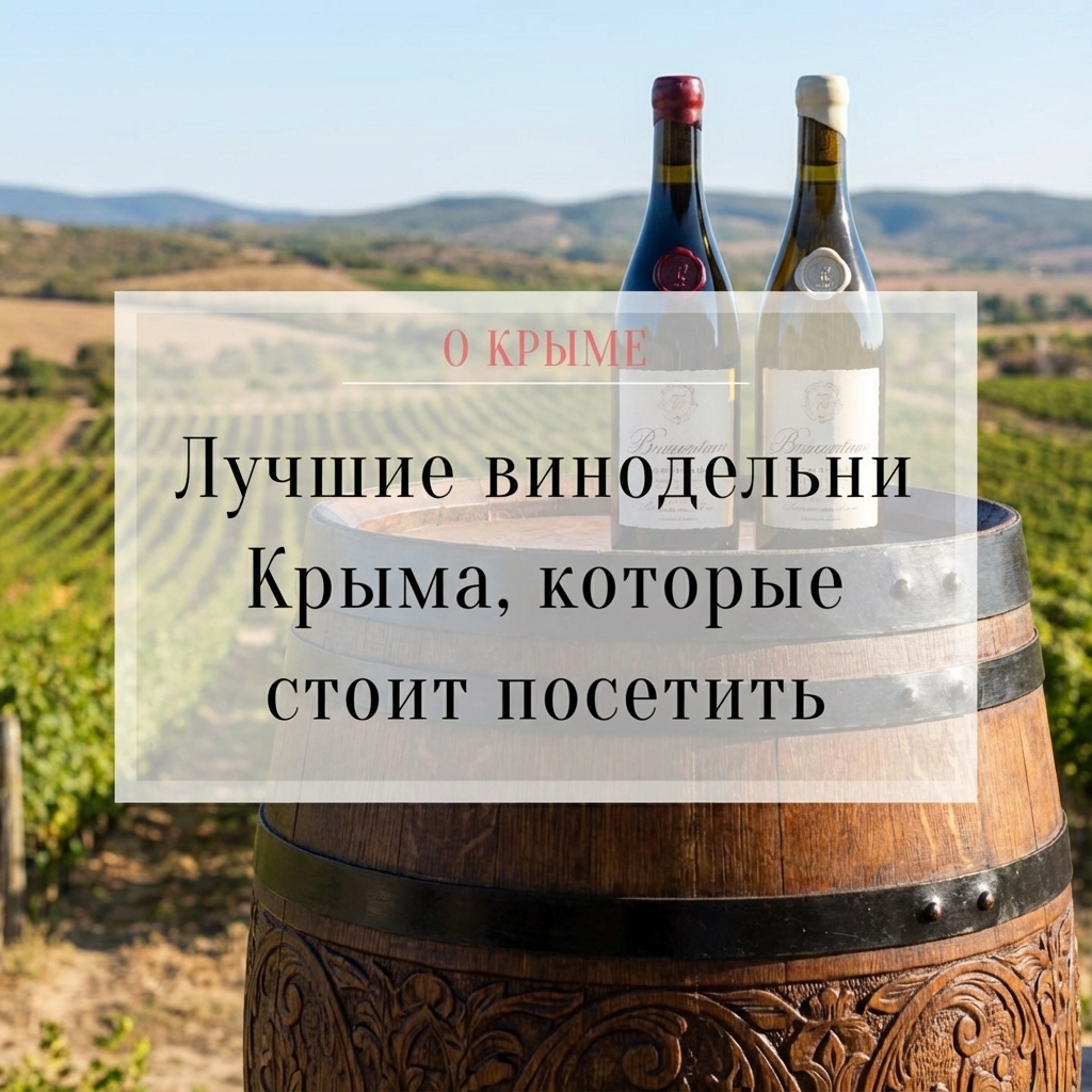 Крымские винодельни