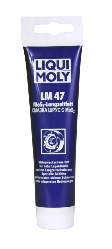 LM 47 Langzeitfett + MoS2 Смазка ШРУС Liqui Moly с дисульфидом молибдена обеспечивает превосходные смазывающие свойства