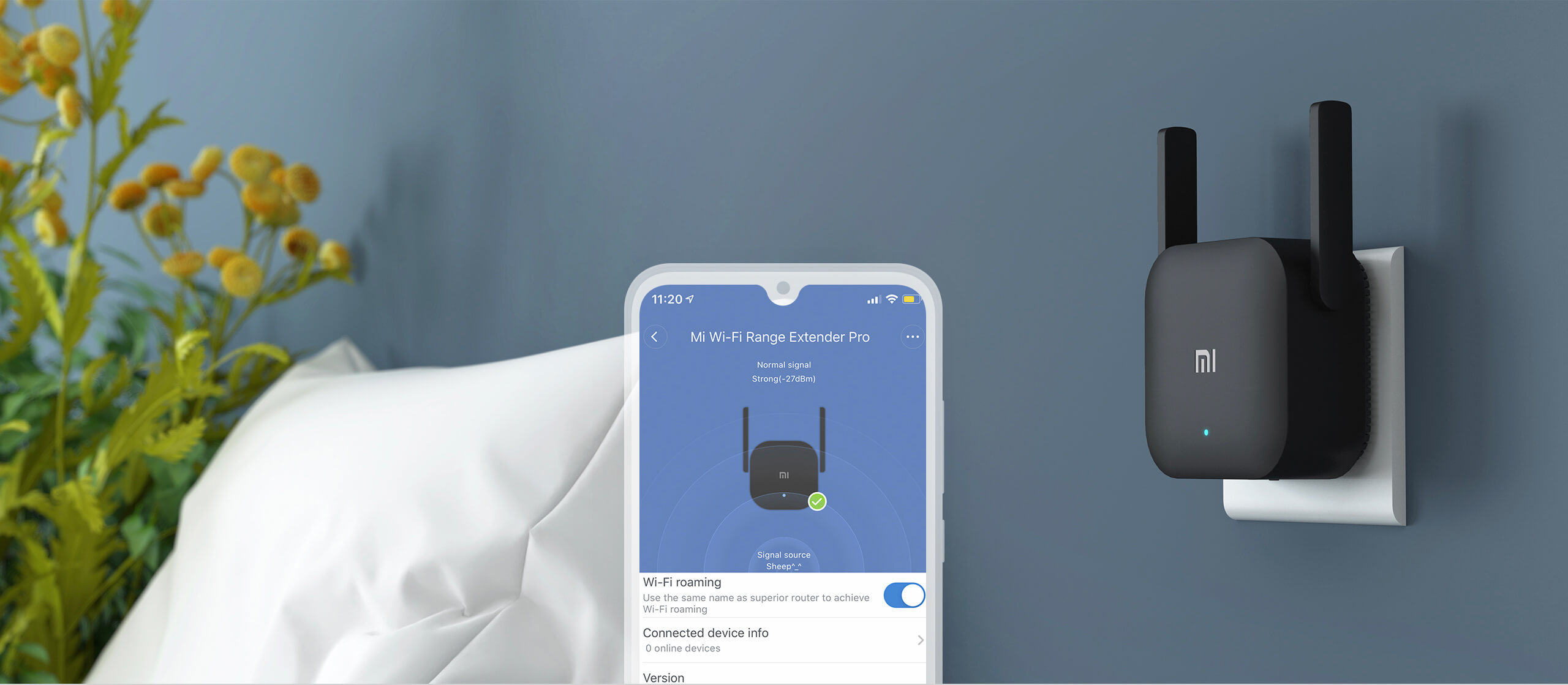 Wi-Fi усилитель сигнала (репитер) Xiaomi Wi-Fi Range Extender Prо CE