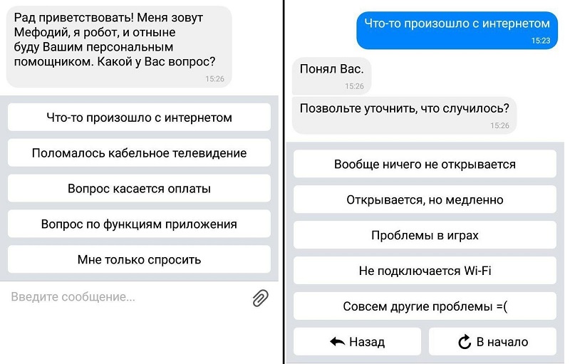 техподдержка от бота
