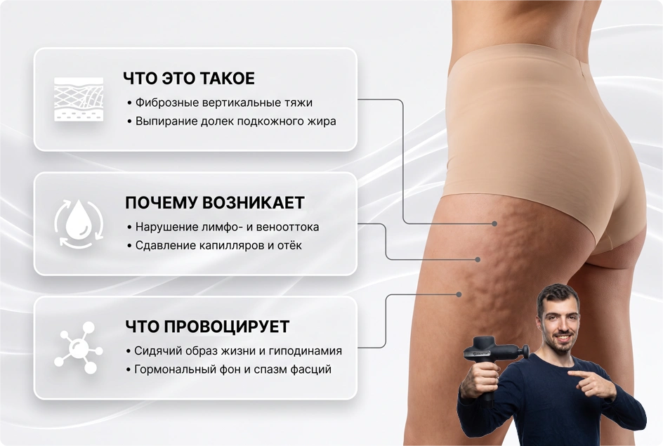 Целлюлит: почему возникает Целлюлит: почему возникает