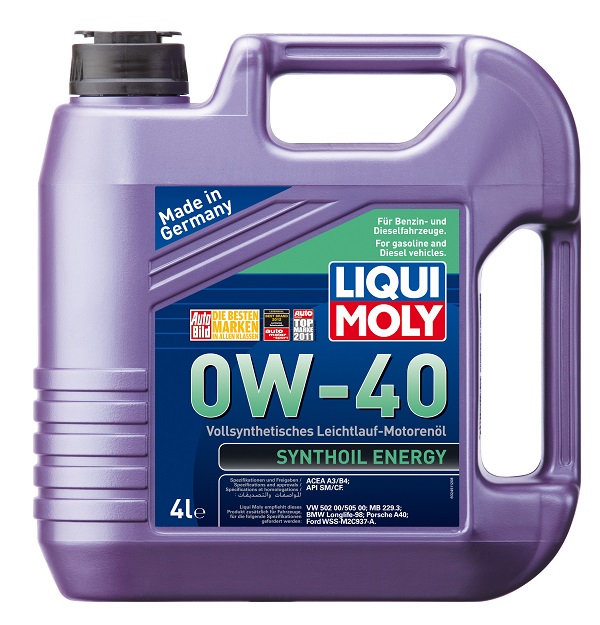 Liqui Moly Synthoil Energy 0W40 Синтетическое моторное масло (1923)