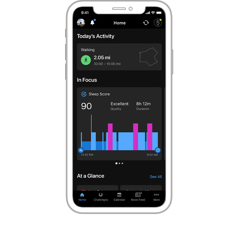 Синхронизация с Garmin Connect