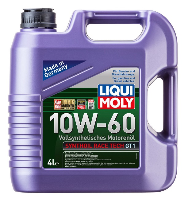 Liqui Moly Synthoil Race Tech GT1 10W60 Синтетическое моторное масло