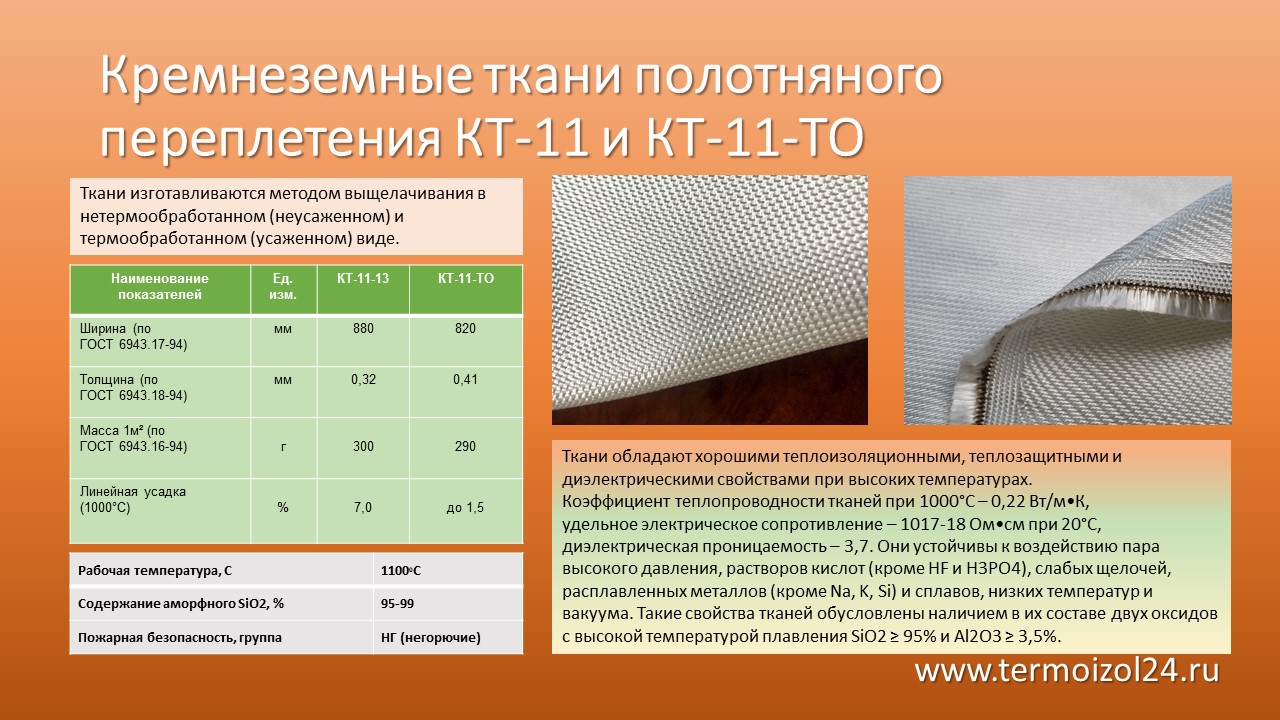 КТ-11 полотняное переплетение 