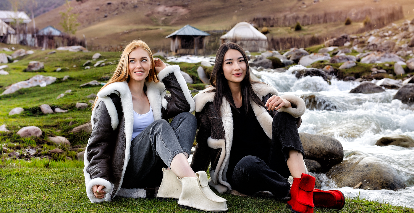 Sheepskin jackets for women