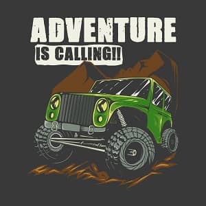 Принт Offroad Adventure is Calling
