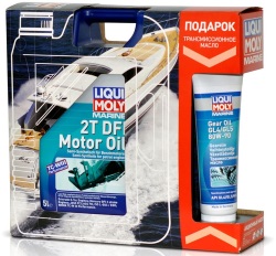 Фирменная упаковка liqui moly 2T для лодок