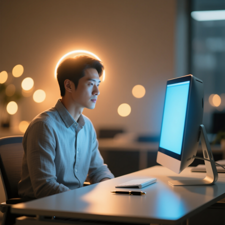 <img src="focus-attention-mastery.jpg" alt="Professional demonstrating focused attention and elimination of distractions for productivity">